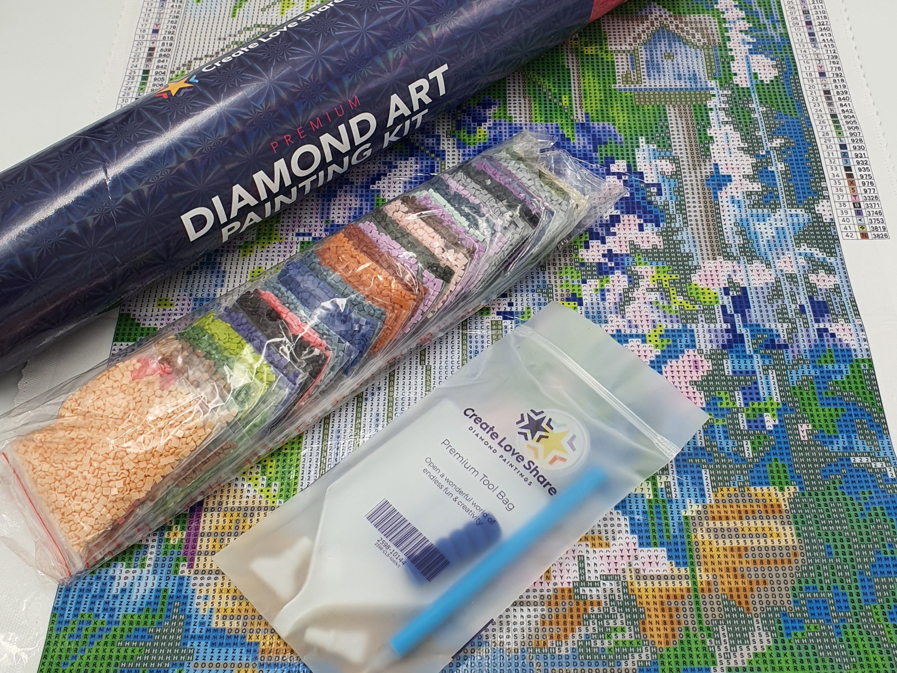 Tutorial How To Fix Glue On Diamond Painting Canvas 