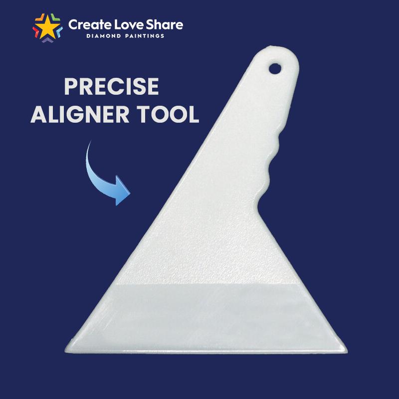 Ruler Guide Alignment Tool for Diamond Painting